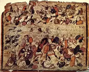 Scena di battaglia dell’Iliade Ambrosiana